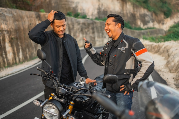 friend laughing